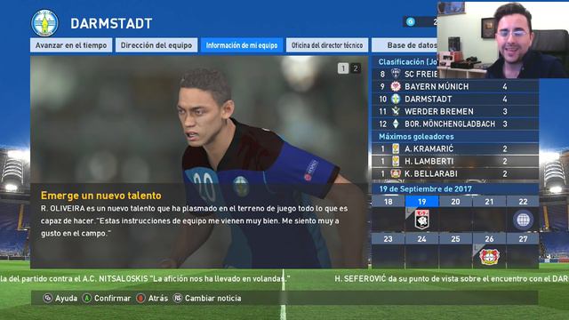 EL DELANTERO QUE NOS DARÁ LA BUNDESLIGA!!!!!! | PES 2017 Liga master #6 смотреть онлайн