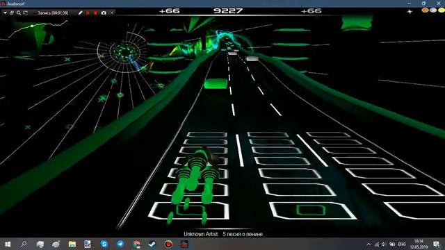 Песня о Ленинее (реп кавер НЯСЕНПАЯ) прохождение в audiosurf автор песни Егор Летов смотреть онлайн