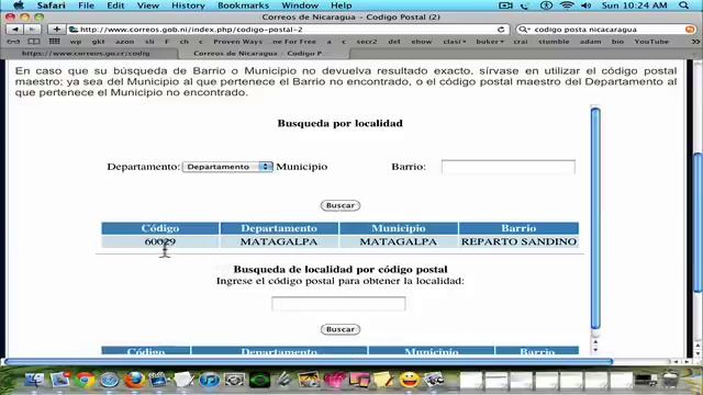 nicaragua codigo postal - como encontrar su codigo postal смотреть онлайн