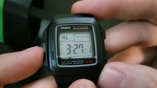 Casio F201 How To Set Date And Time