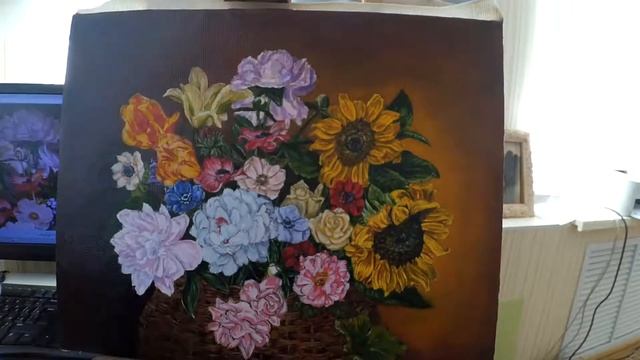 Букет цветов (Oil Painting ) #6 смотреть онлайн