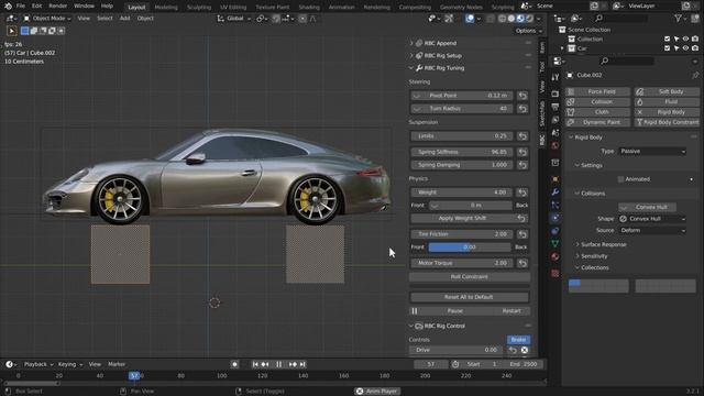 RBC Addon 1.0 | A Car Physics Rigging Addon смотреть онлайн