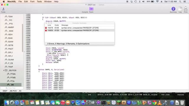 How To Fix Code 6126 Syntax Error PARSEOP_STORE DSDT смотреть онлайн