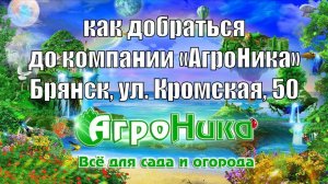 Как добраться до компании АгроНика Кромская 50 с Обходной дороги