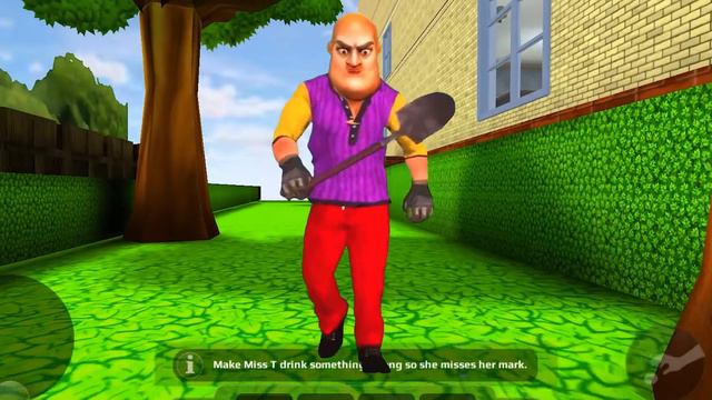 МИСС ТИ это ПРИВЕТ СОСЕД Как пройти уровень в игре Scary Teacher 3D смотреть онлайн