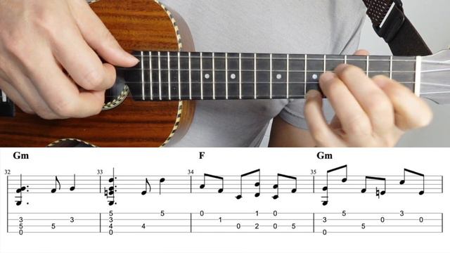 Scarborough Fair (Simon & Garfunkel) [Ukulele Fingerstyle] Play-Along with Tabs *PDF available смотреть онлайн