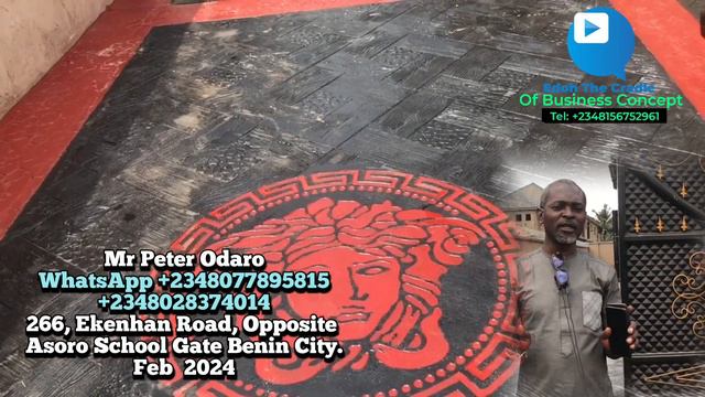 Price Of Stamp Floor Installation In Red And Black Colour With Or Without Materials In Benin City. смотреть онлайн