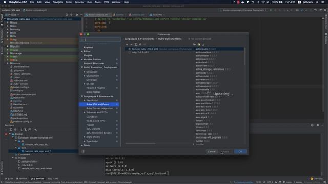 RubyMine & Docker Compose смотреть онлайн