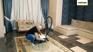 Пылесос с аквафильтром Karcher DS 6 Premium Mediclean — как работает?