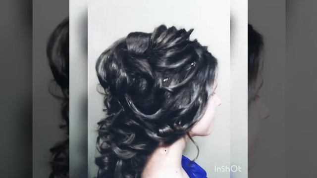 Выпускная прическа. Греческая коса, или а-ля кудри))) смотреть онлайн