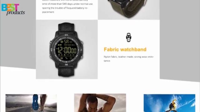 Zeblaze VIBE 2 - Waterproof sportswatch / 18 months stand-by time / For iOS & Android смотреть онлайн