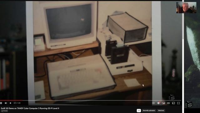 GuiB 3.0 Demo on TANDY Color Computer 3 Running OS-9 Level II смотреть онлайн