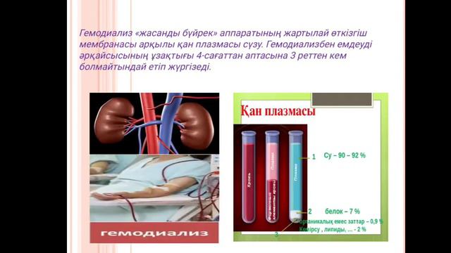 Адам денесіндегі қан мен басқа сұйықтарды жасанды тазарту / Сылтаубаева Л.А. смотреть онлайн