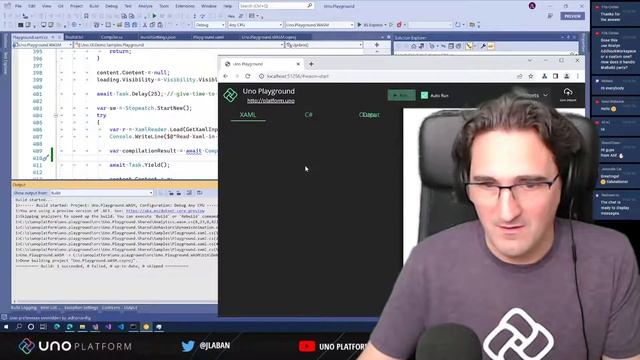 Uno Platform Live Coding: Let's add C# to the Uno Playground смотреть онлайн
