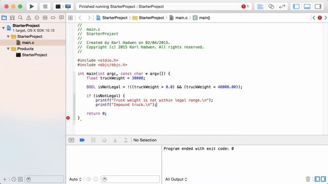 Objective-C Tutorial - #8 - Are Curly Braces Optional? смотреть онлайн