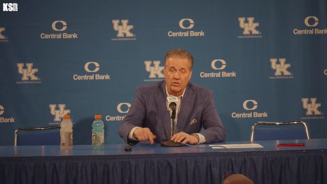 John Calipari talks about Kentucky's impressive win over Alabama смотреть онлайн