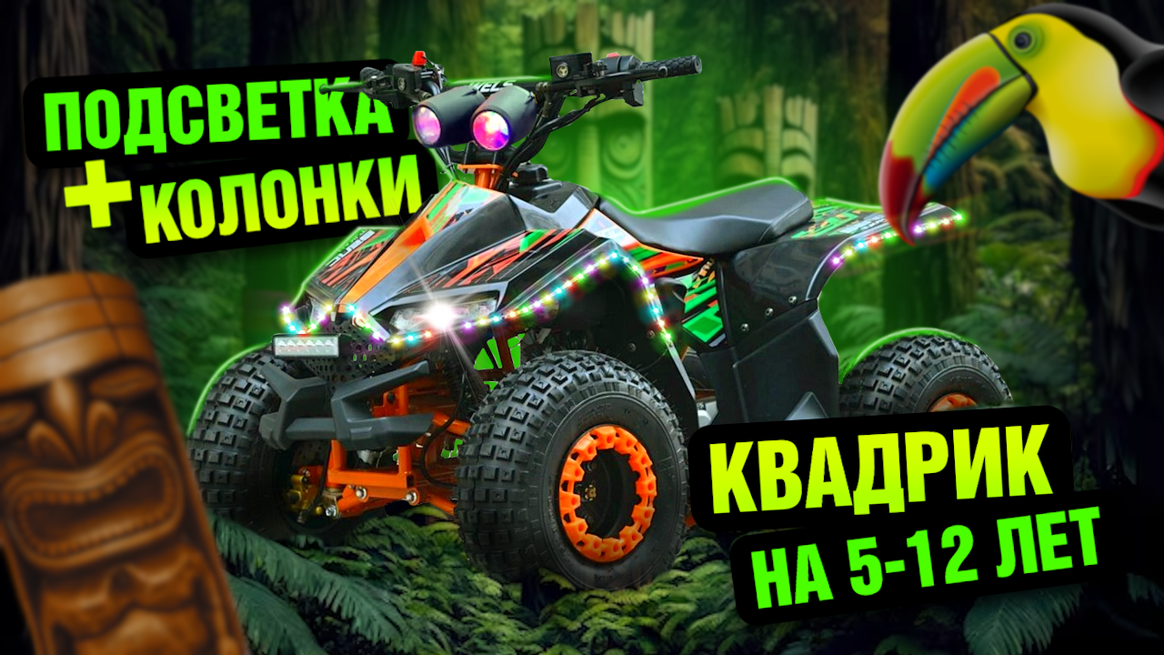 Детский квадроцикл WELS TUKAH 110 - яркий наследник легендарного WELS EVO.M