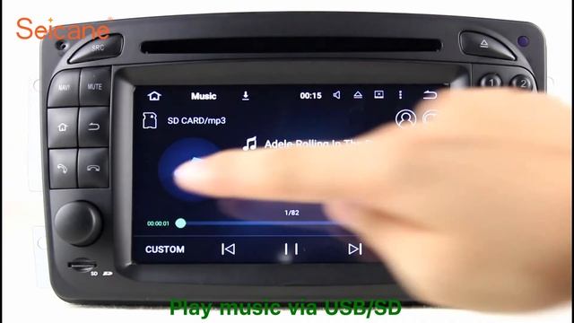 Android 7.1 1998-2002 Mercedes Benz A Class W168 Radio GPS DVD Player Audio Head unit смотреть онлайн