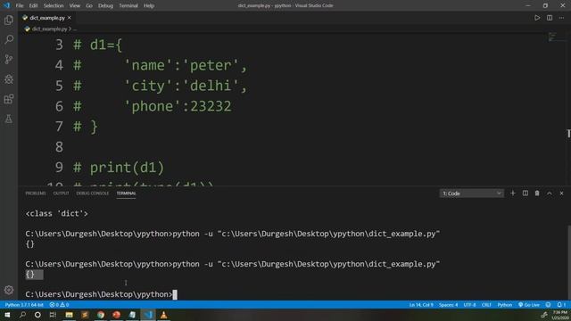 Dictionary in Python | Python Dictionary | Dictionary Operations | Python Tutorial #28 смотреть онлайн
