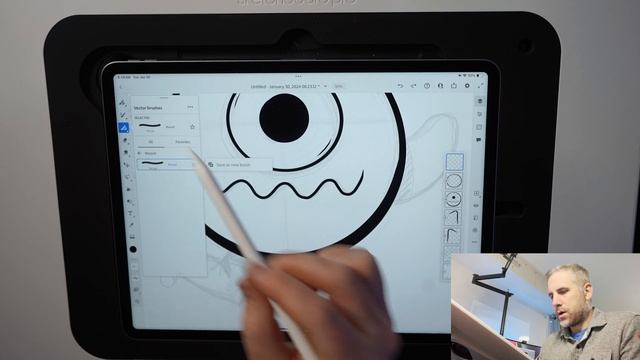 Lets draw a character in Adobe Fresco - Beginners Tutorial смотреть онлайн