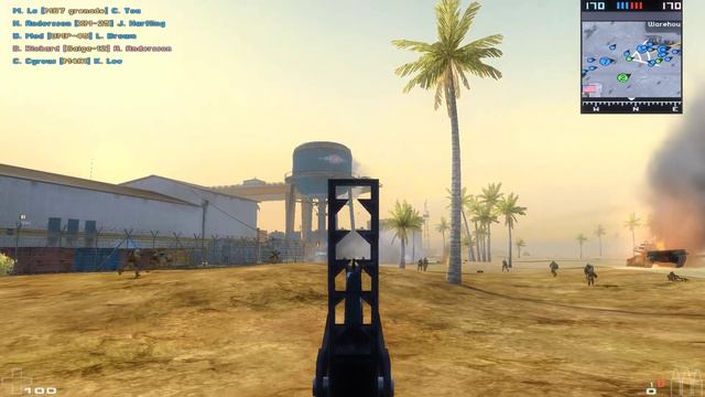 Battlefield 2 - Mod [Zone of Continuous Fire] - Map [Al Khafji Docks] Team [USMC] - SP gameplay смотреть онлайн