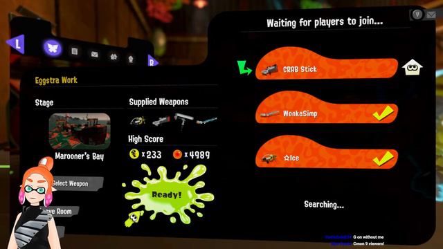 EGGSTRA WORK w/ Viewers! | Splatoon 3 Salmon Run смотреть онлайн