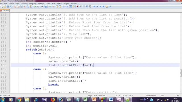 #7 Linked List Program in Java | Hindi смотреть онлайн