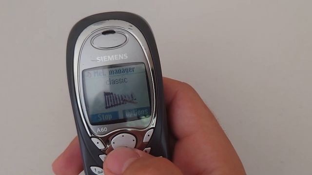 Siemens A60 Mobile phone menu browse, ringtones, games, wallpapers смотреть онлайн