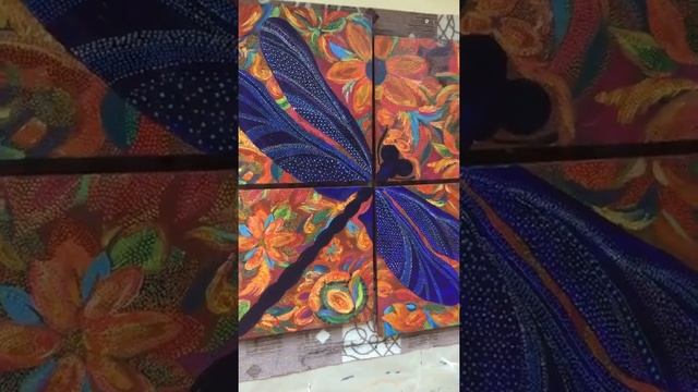 Модульная картина "Стрекоза" от 1000КАРТИН смотреть онлайн