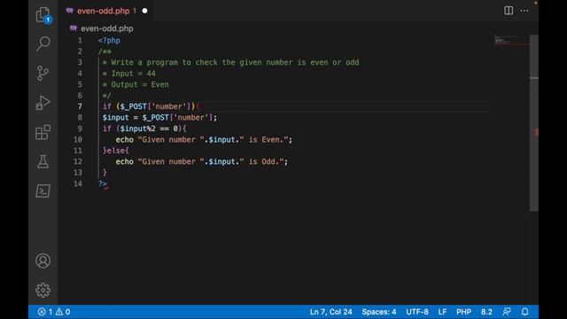 Check given number is even or odd in php смотреть онлайн