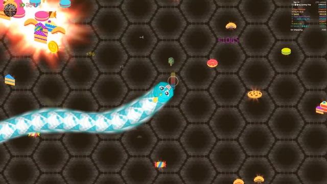 Wormate.io 1 Giant Monster Worm Vs. Tiny Invasion Worms Epic Wormateio Best Gameplay Ever!