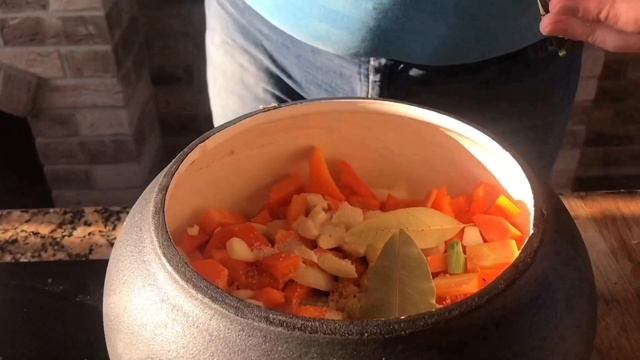 Жаркое по хрен знает каковски... в русской печи. смотреть онлайн