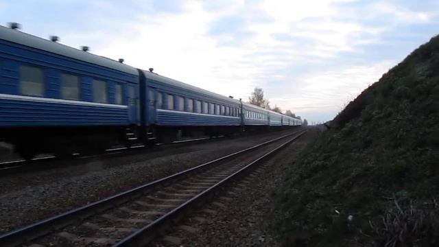 ТЭП60-0835 с поездом № 660 Минск - Могилёв смотреть онлайн