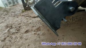 Самодельный минипогрузчик на гидроходу UT-20. Стрела, повторитель, плита на ковш.