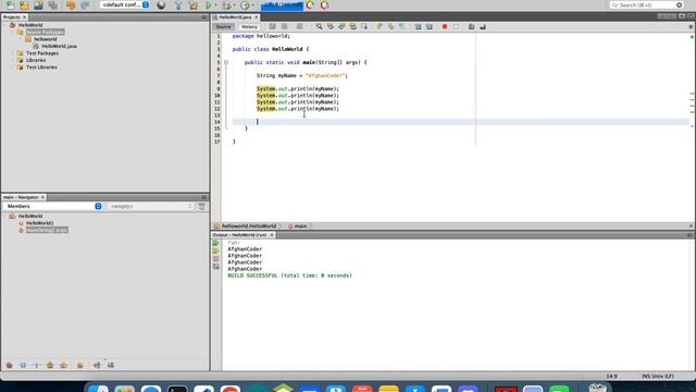 Creating variables in Java programs смотреть онлайн