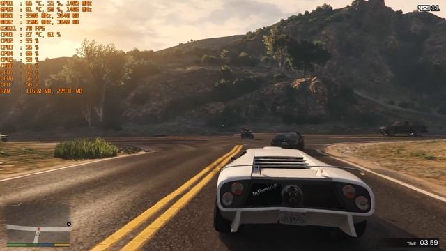Grand Theft Auto V test Fx 8300 3.3ghz sli gtx 970 windows 10 pro gsync 144hz смотреть онлайн