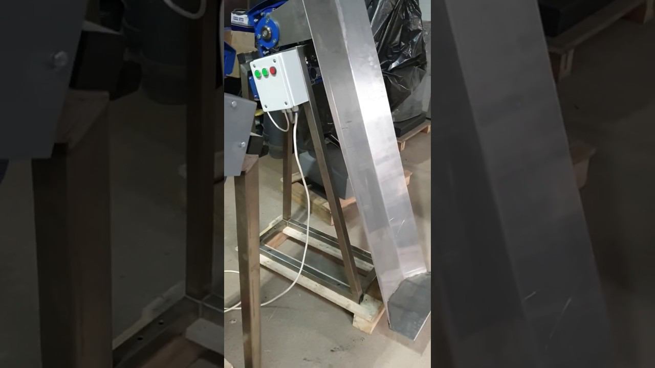 Мешкоопрокидыватель электромеханический ЛАККК на высоту выгрузки 1300-1500мм, из нержавеющей стали. смотреть онлайн