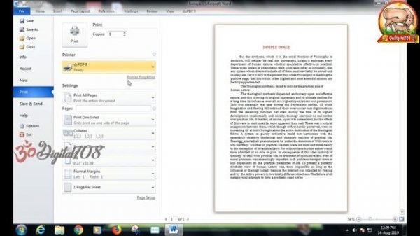 doPDF - How to install doPDF and Any File Convert PDF