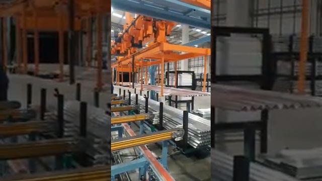 Экструзионная линия МитПроф по прессованию алюминиевого профиля часть - 2 смотреть онлайн