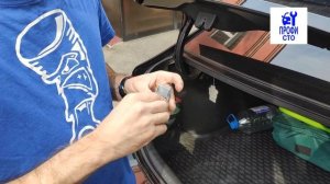 Замена ламп подсветки номера на светодиоды Hyundai Solaris!