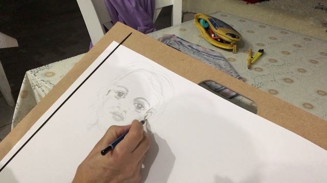 Арт искусство карандашом . Рисуем вместе . смотреть онлайн