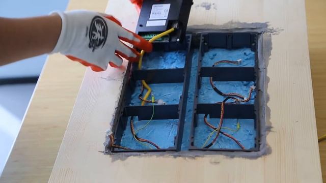 Руководство по установке модульного блока вызова Hikvision DS-KD8003-IME1 (врезного монтажа) смотреть онлайн