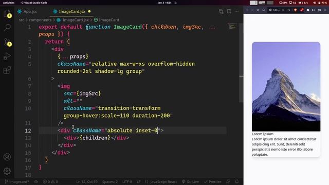 Custom card component in ReactJS and TailwindCSS under 3 minutes смотреть онлайн