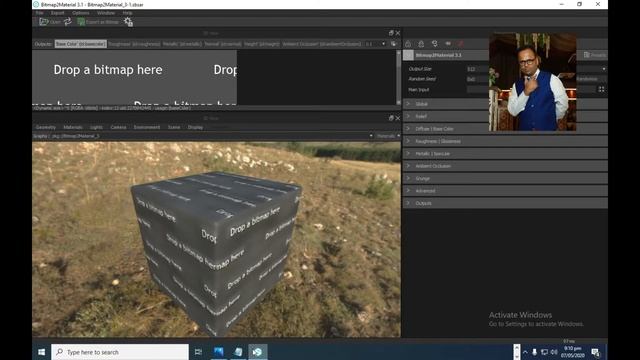 How to Generate high pbr texture by a 3d texture generator software смотреть онлайн