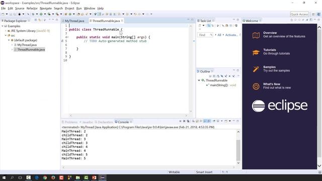 Object Oriented Programming (JAVA) | C2-L3 | Create thread by implementing Runnable смотреть онлайн