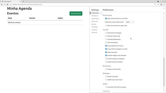 JavaScript na Prática - Agenda - preventDefault смотреть онлайн