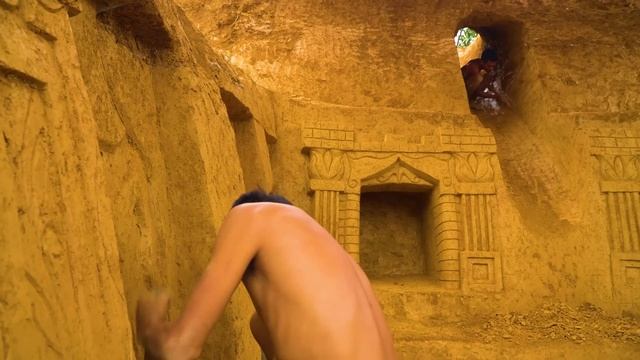 Top 10 Works Build Swimming Pool Water Slide Crocodile Around Secret Underground House - full смотреть онлайн