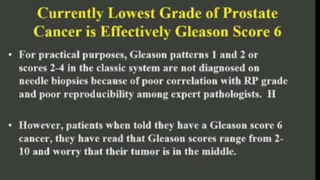 Is Gleason 3+3=6 Really Cancer? Yes смотреть онлайн