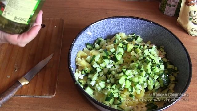 Легкий Оливье, Рецепт смотреть онлайн
