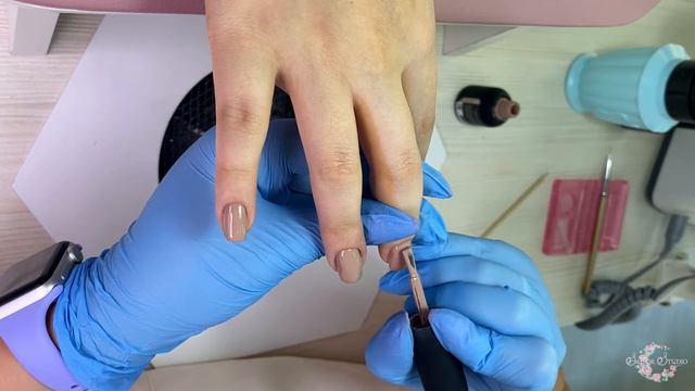 Покрытие гель лак (цветом и топом). Урок 9 смотреть онлайн